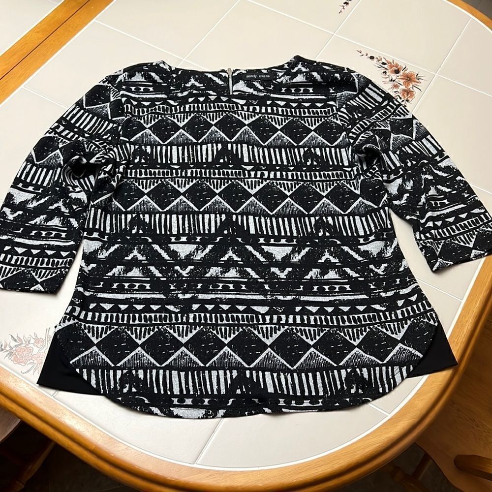 Mandy Evans 3/4 Sleeve Sweater Top